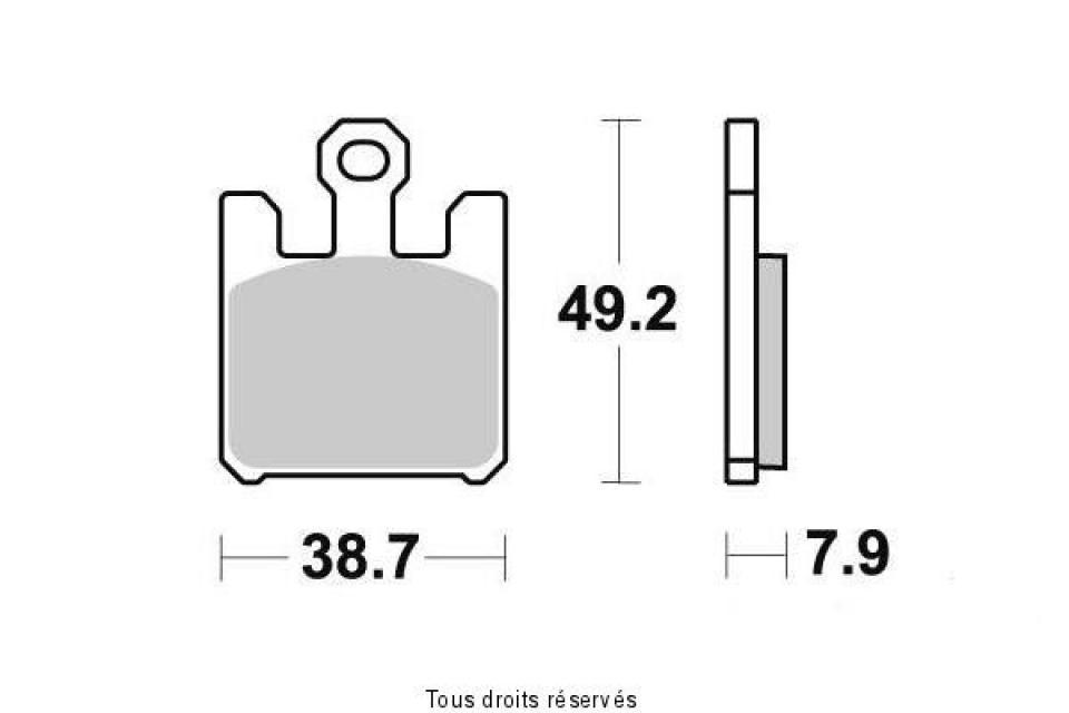 Plaquette de frein Vesrah pour Moto Kawasaki 750 Z750 2011 à 2012 Neuf en destockage