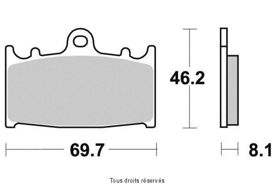 Plaquette de frein Vesrah pour Moto Kawasaki 900 GPZ 1990 à 1996 Neuf en destockage