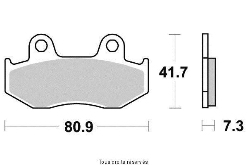 Plaquette de frein Vesrah pour Moto Honda 125 Xl R 1982 à 1989 AV Neuf