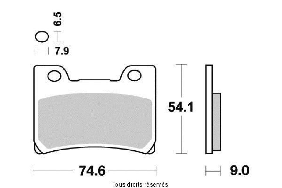Plaquette de frein Vesrah pour Moto Yamaha 1000 FZR 1991 à 1993 Neuf
