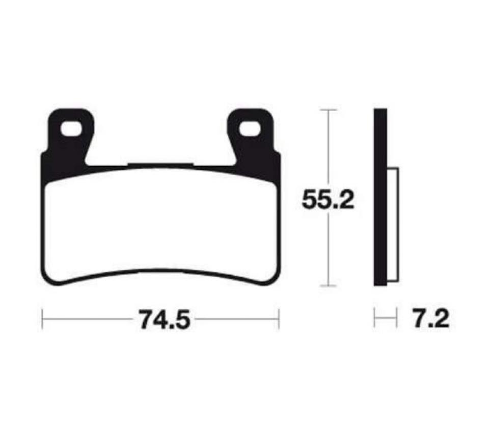 Plaquette de frein Bendix pour moto Honda 600 CBR 1999 2000 2001 2002 2003 2004 MF234 Neuf