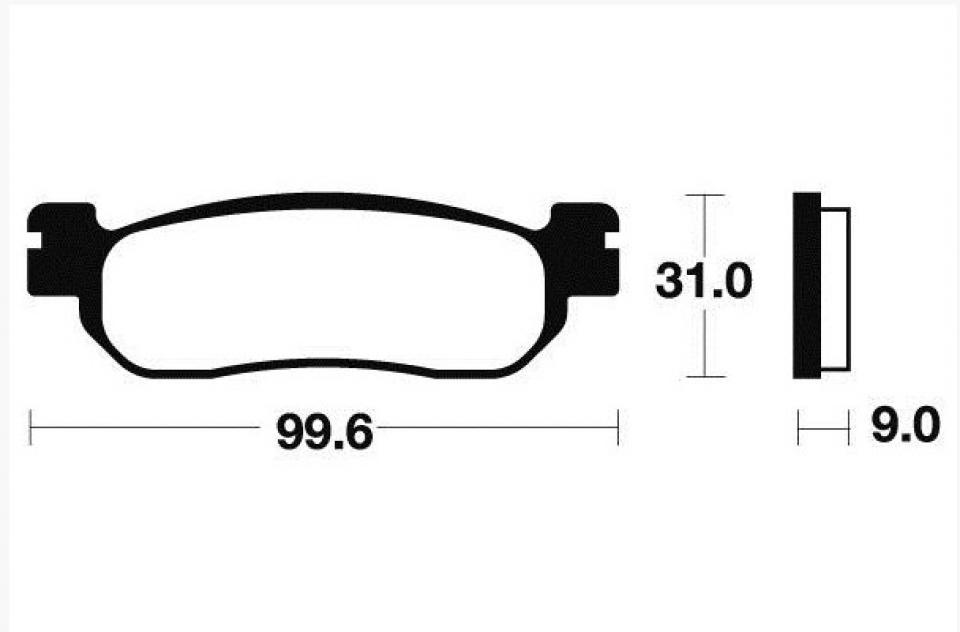 Plaquette de frein Bendix pour moto Yamaha 1000 R1 2002-2003 MR228 Neuf