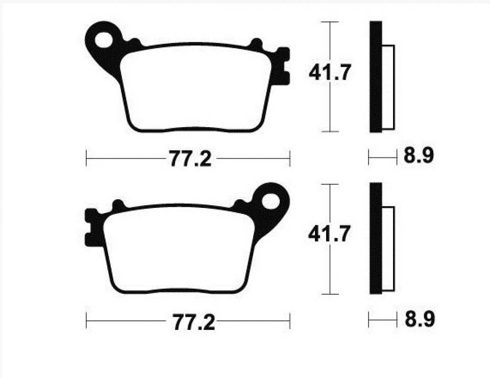 Plaquette de frein Bendix pour moto Honda 600 Hornet 2007-2014 MR334 Neuf