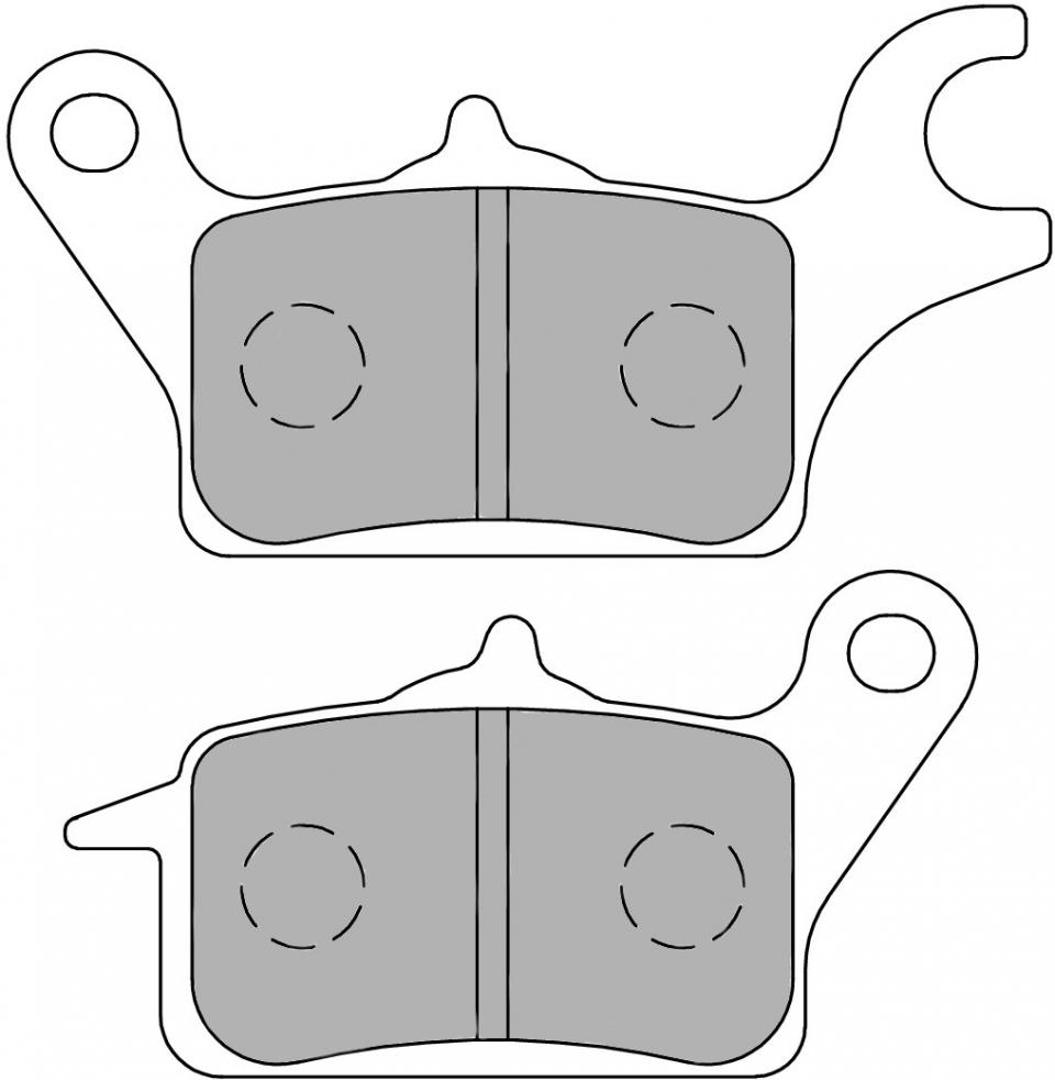 photo piece : Plaquette de frein->MBK MW TRYPTIK 3 ROUES EURO 4