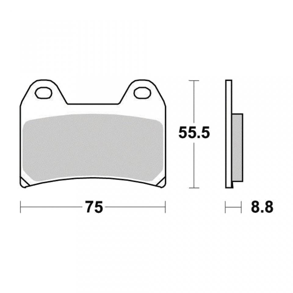 Plaquette de frein Brembo pour moto KTM 690 Duke 2012 à 2018 AV 75013030000 Neuf