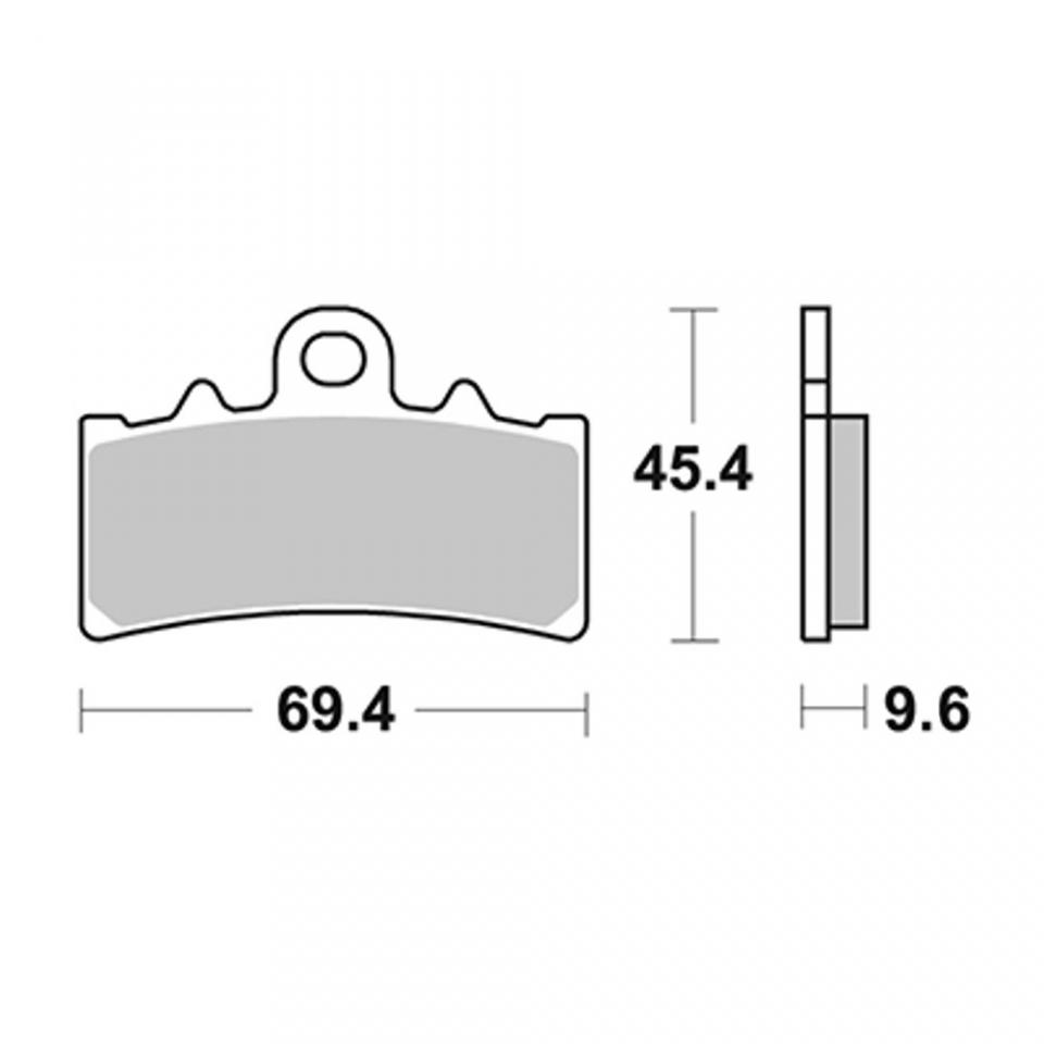 Plaquette de frein origine pour moto KTM 125 Duke 4T Abs 2011 à 2020 AV Neuf