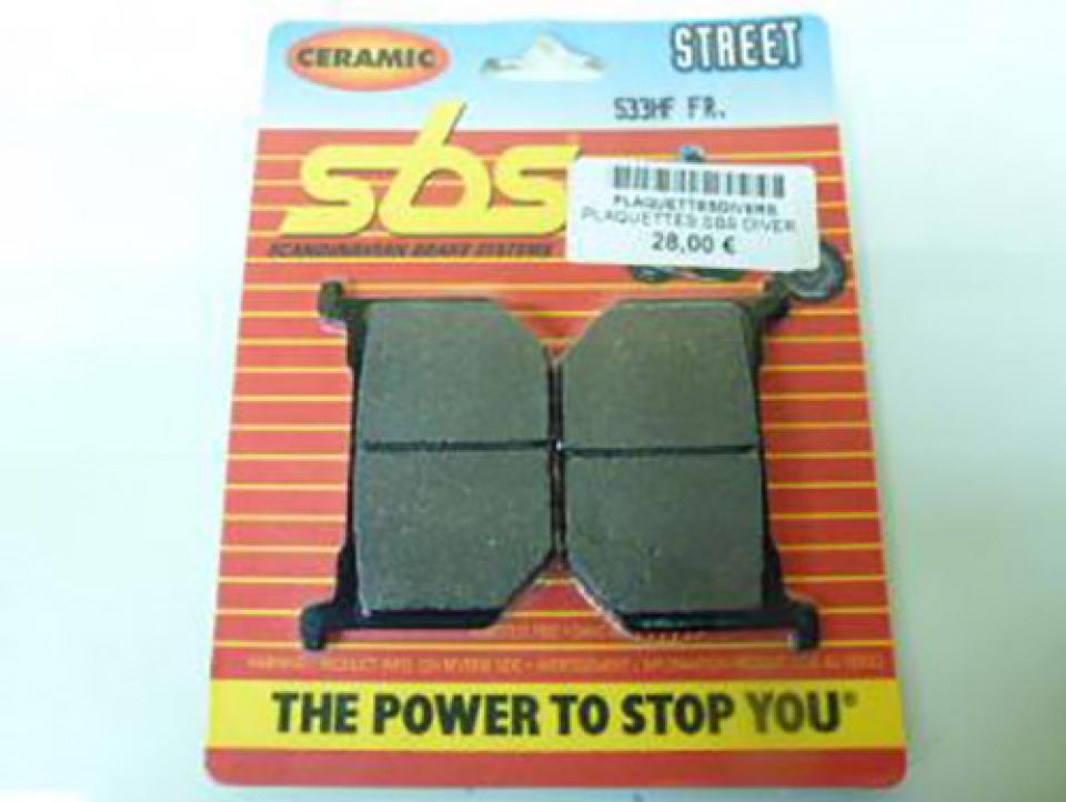 Plaquette de frein SBS pour Moto Suzuki 250 GN 1986 à 1997 533HF Neuf