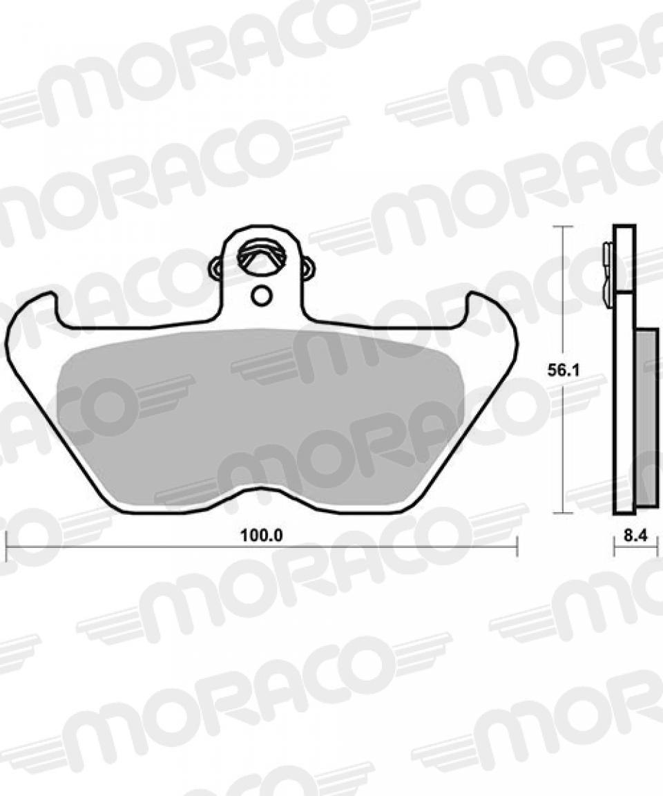 Plaquette de frein pour  