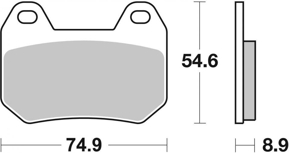 Plaquette de frein SBS pour moto BMW 1200 K Lt Abs 2001 à 2008 746HF Neuf