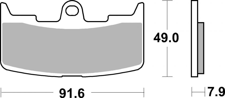 Plaquette de frein SBS pour Auto 795HF Neuf