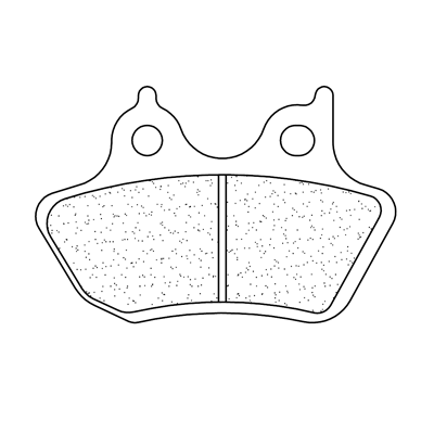 Plaquette de frein pour  