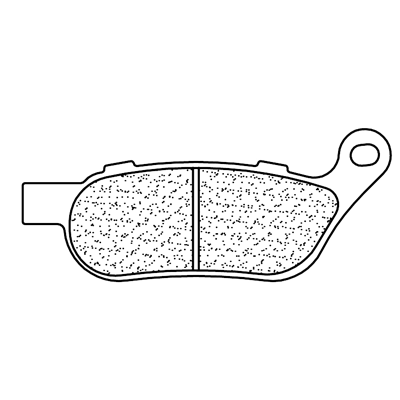 Plaquette de frein CL BRAKES pour Moto Harley Davidson 1584 Fxdl Dyna Low Rider Après 2008 Neuf
