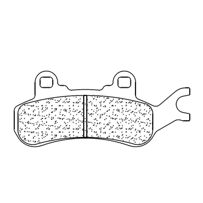 Plaquette de frein pour  