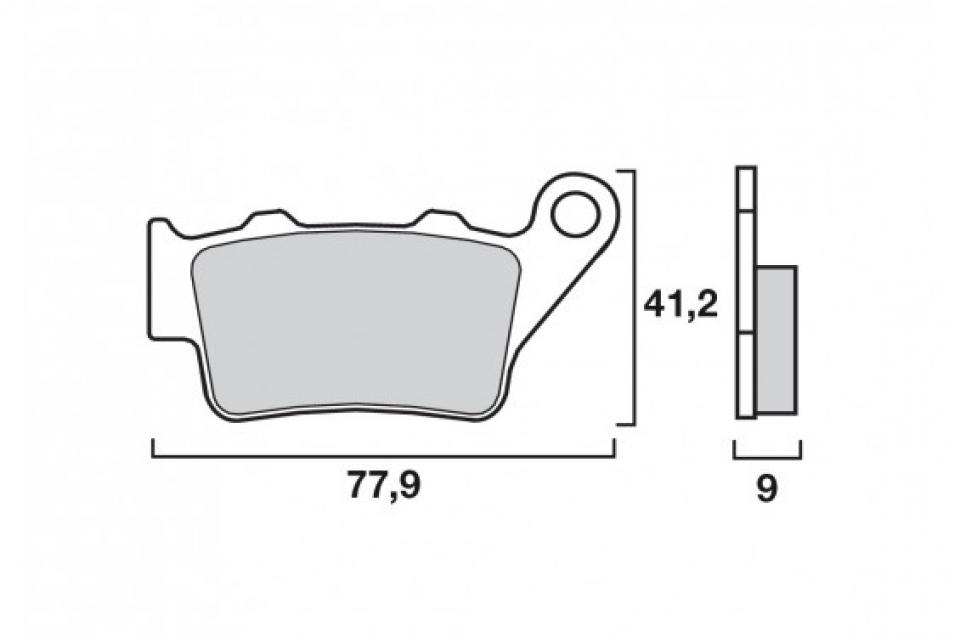 Plaquette de frein CL BRAKES pour Moto INDIAN 1000 SCOOT SIXTY 2017 à 2018 Neuf