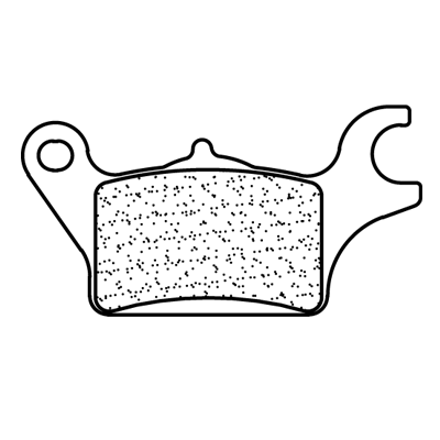 Plaquette de frein pour  