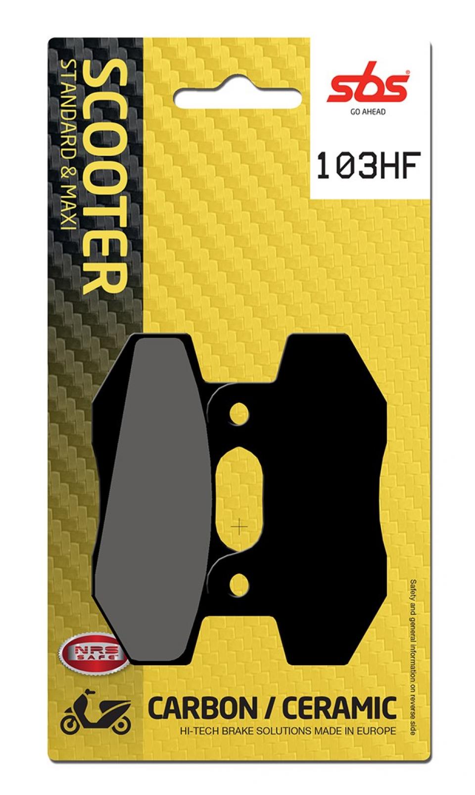 Plaquette de frein SBS pour Auto 103HF Neuf