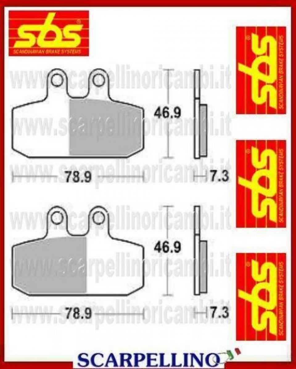Plaquette de frein SBS pour Scooter Aprilia 500 Atlantic 2002 à 2005 179HF Neuf