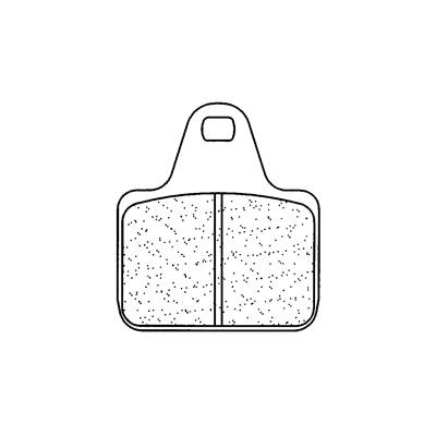 Plaquette de frein pour  