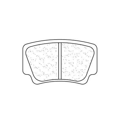 Plaquette de frein pour  