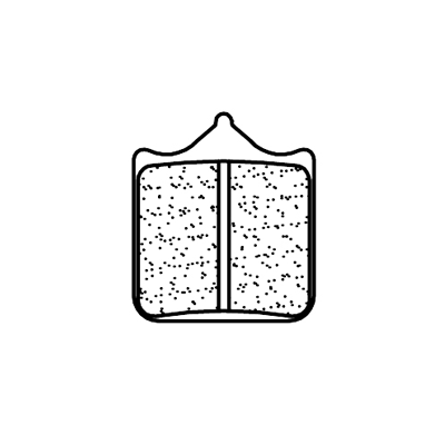 Plaquette de frein pour  