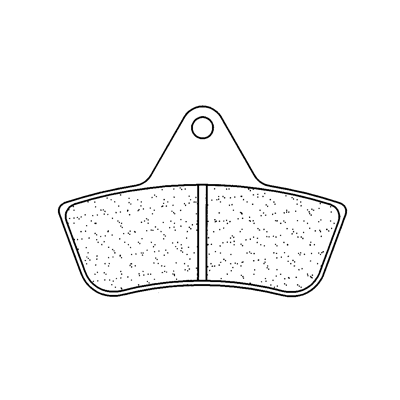 Plaquette de frein pour  