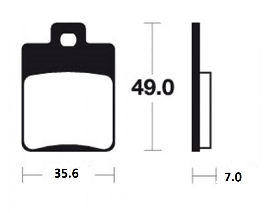 Plaquette de frein CL BRAKES pour Moto Generic 50 Toxic 2007 AR Neuf