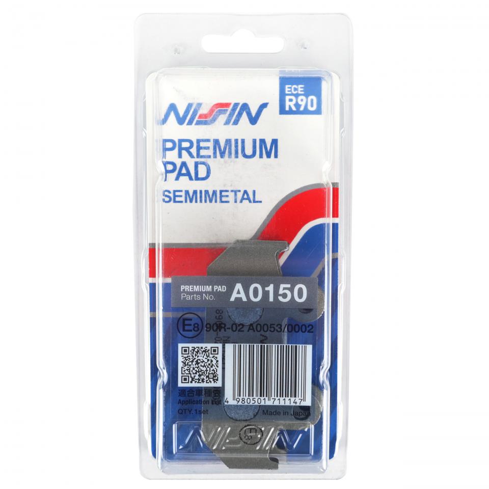 Plaquette de frein Nissin pour Moto Honda 1500 GLX Après 1988 Neuf