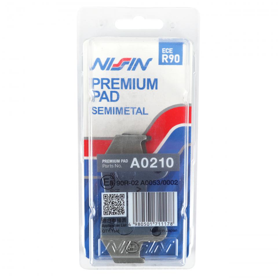 Plaquette de frein Nissin pour Moto Honda 125 Cr R 1984 à 1986 Neuf