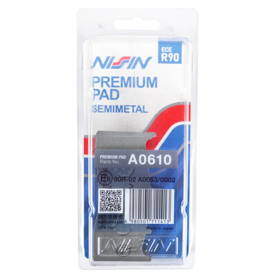Plaquette de frein Nissin pour Moto BMW 1100 R S 2000 à 2006 Neuf