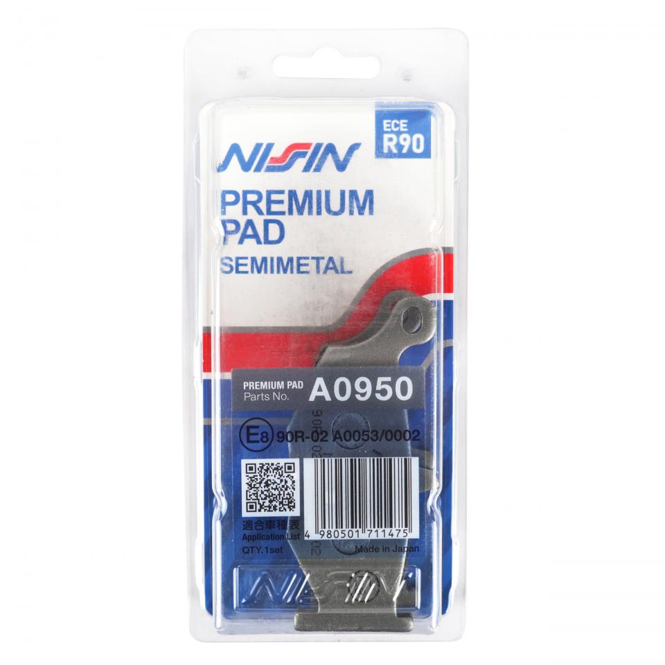 Plaquette de frein Nissin pour Moto Suzuki 1000 DL V-strom 2014 à 2019 Neuf
