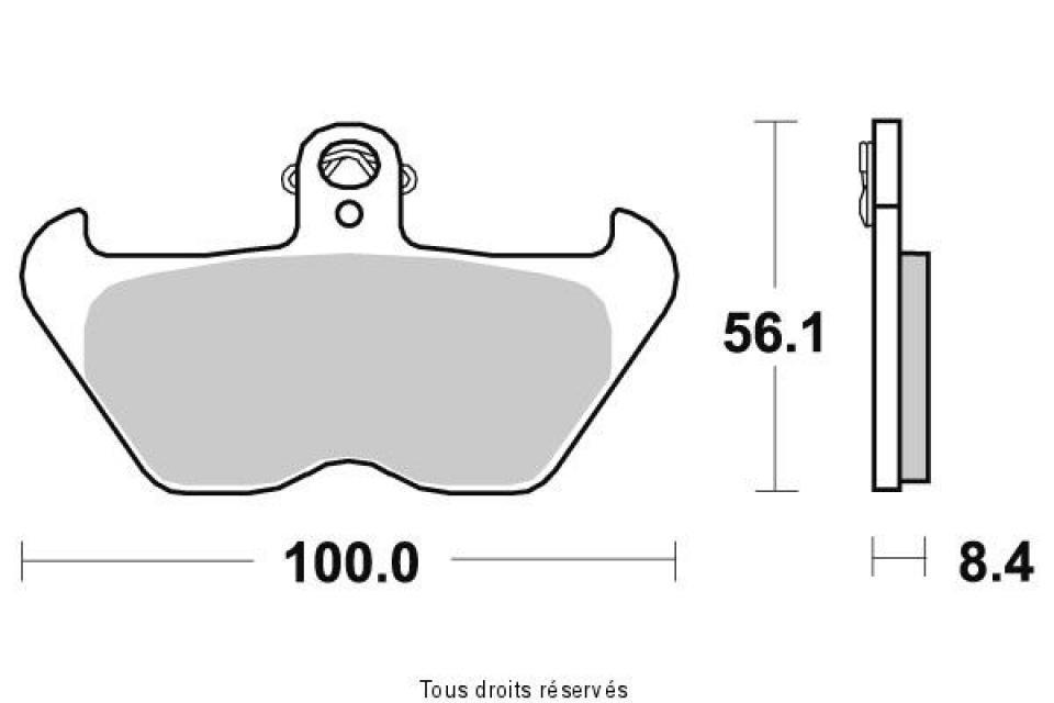 Plaquette de frein Vesrah VD-959 pour moto BMW 1000 K 100 Lt 1992 AVG / AVD Neuf