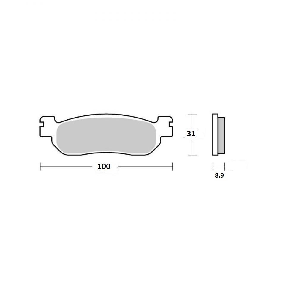 Plaquette de frein AR VD-265 Vesrah pour scooter Italjet 125 Jupiter Neuf
