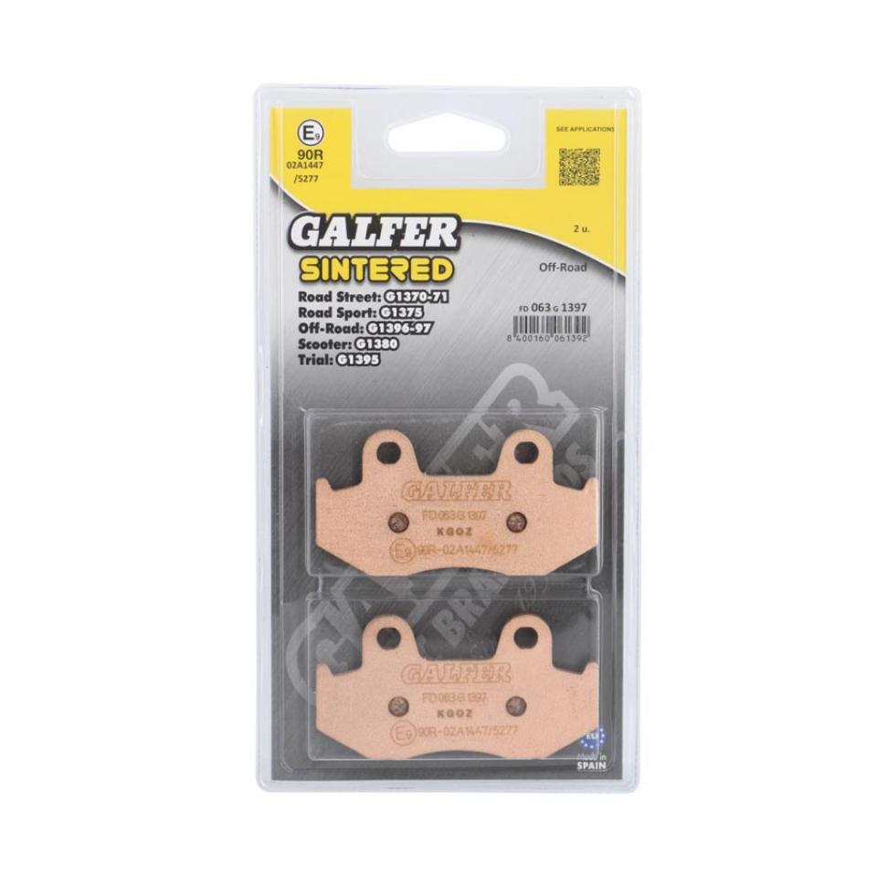 Plaquette de frein Galfer pour Moto Honda 500 CT R Après 1984 Neuf