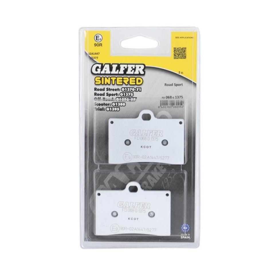 Plaquette de frein Galfer pour Moto Husaberg 450 FS 2004 Neuf