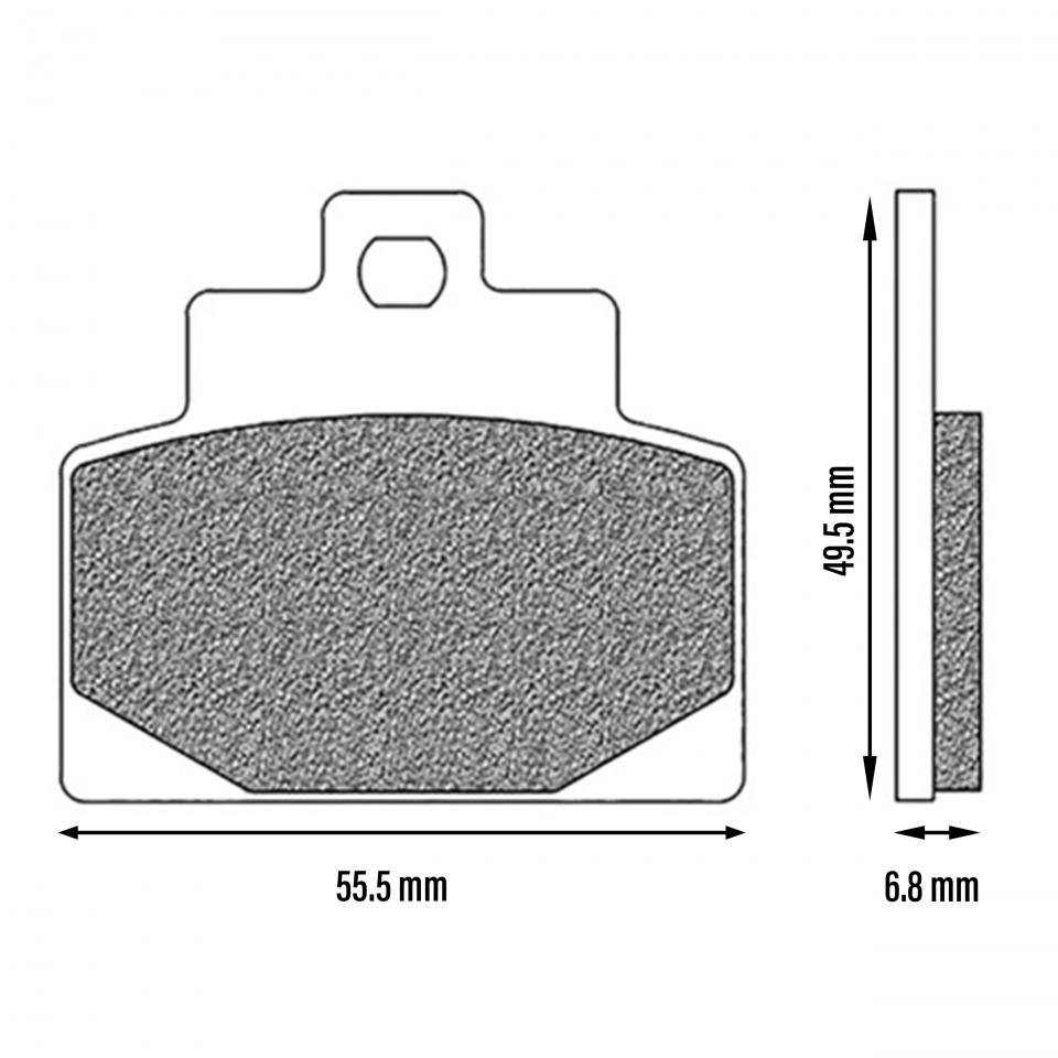 Plaquette de frein Newfren pour Scooter Piaggio 300 MP3 HPE Après 2019 Neuf