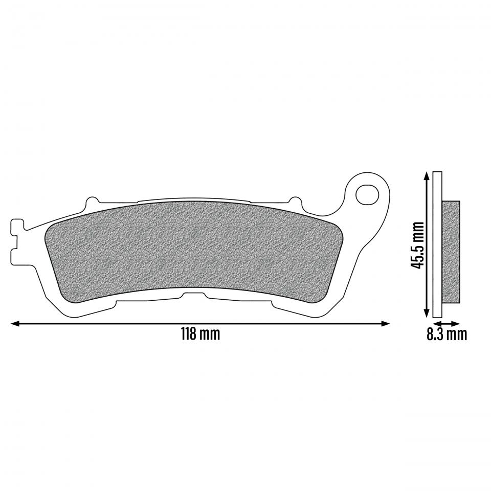 Plaquette de frein Newfren pour Moto Suzuki 1800 VLR INTRUDER 2008 à 2012 Neuf