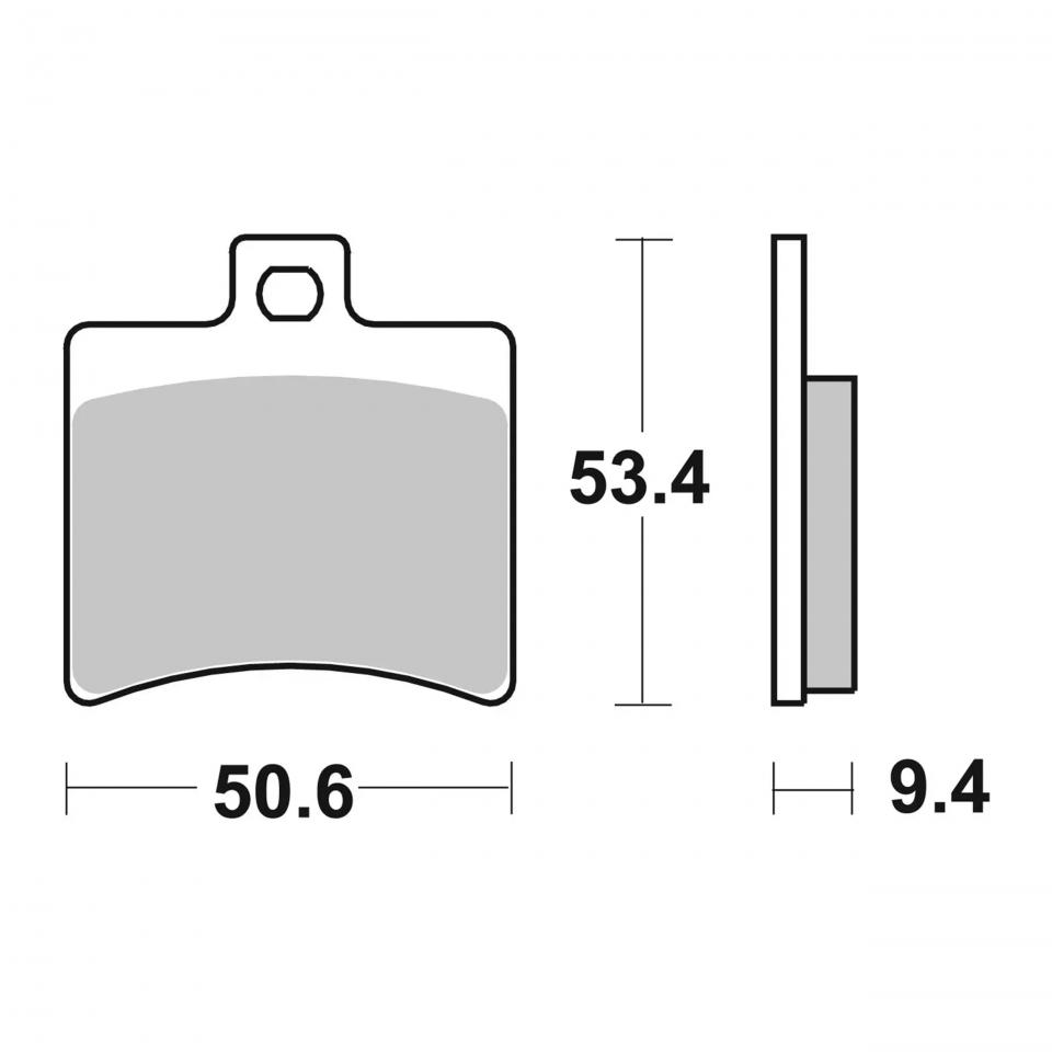 Plaquette de frein Brembo pour Scooter Beta 125 Eikon Après 2004 Neuf