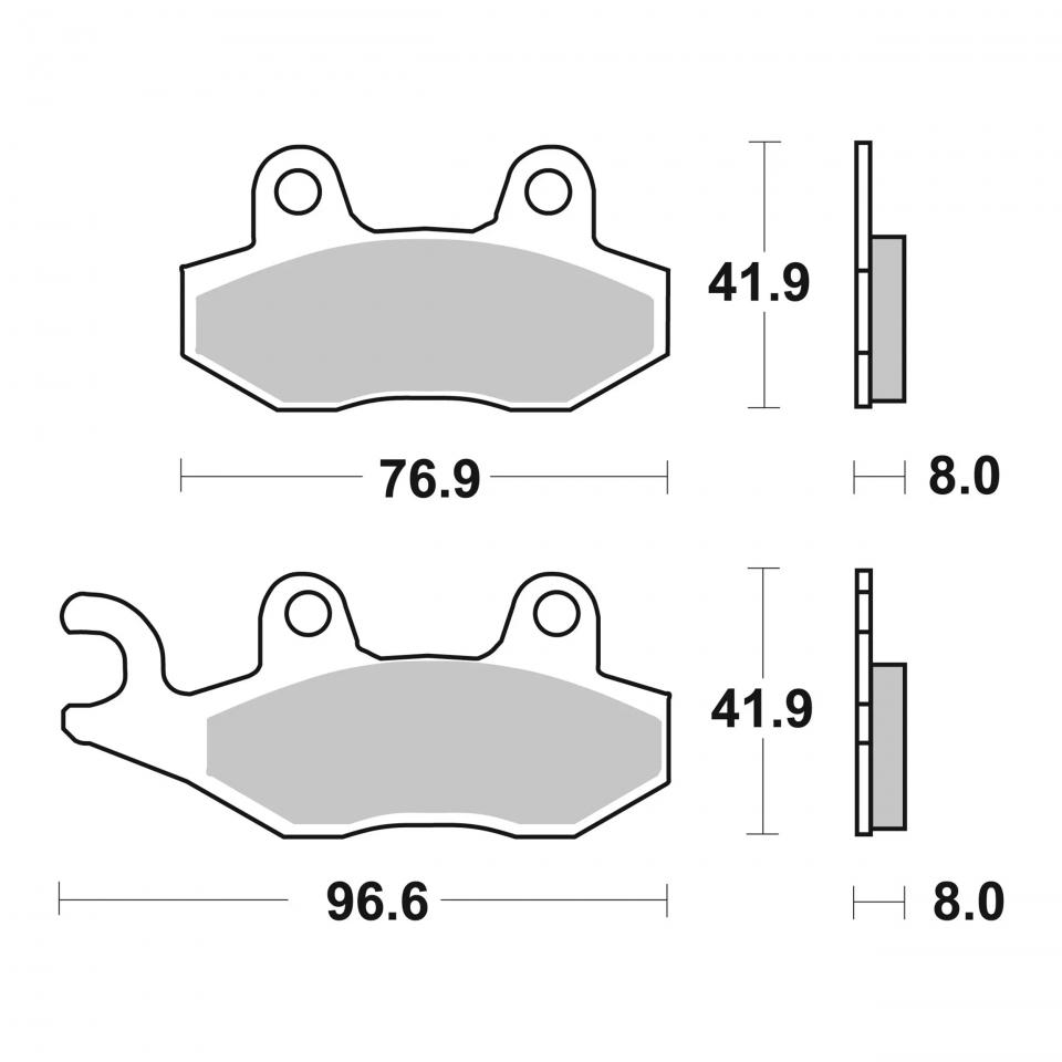 Plaquette de frein Brembo pour Auto Neuf