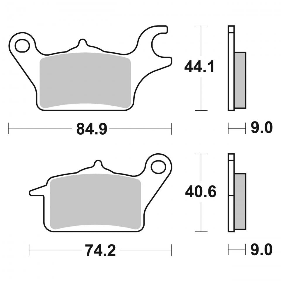 Plaquette de frein Brembo pour Auto Neuf