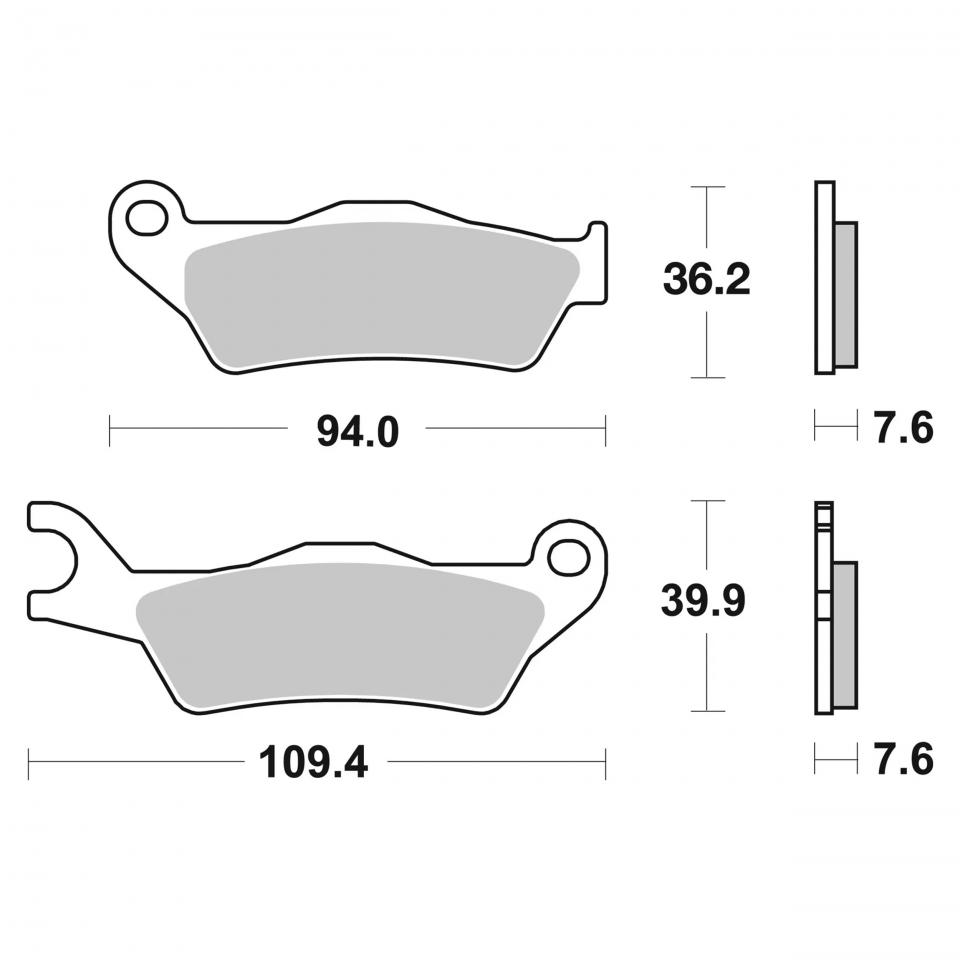 Plaquette de frein Brembo pour Auto Neuf