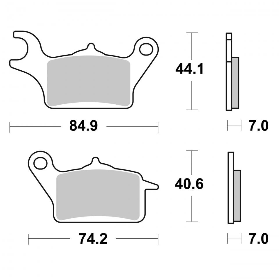 Plaquette de frein Brembo pour Auto Neuf