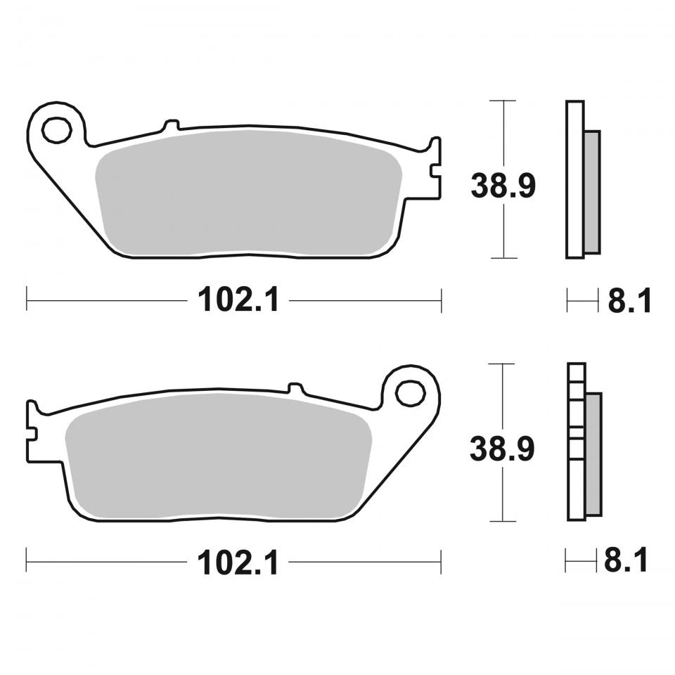 Plaquette de frein Brembo pour Auto Neuf