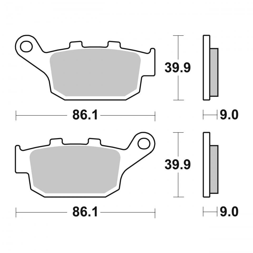Plaquette de frein Brembo pour Auto Neuf