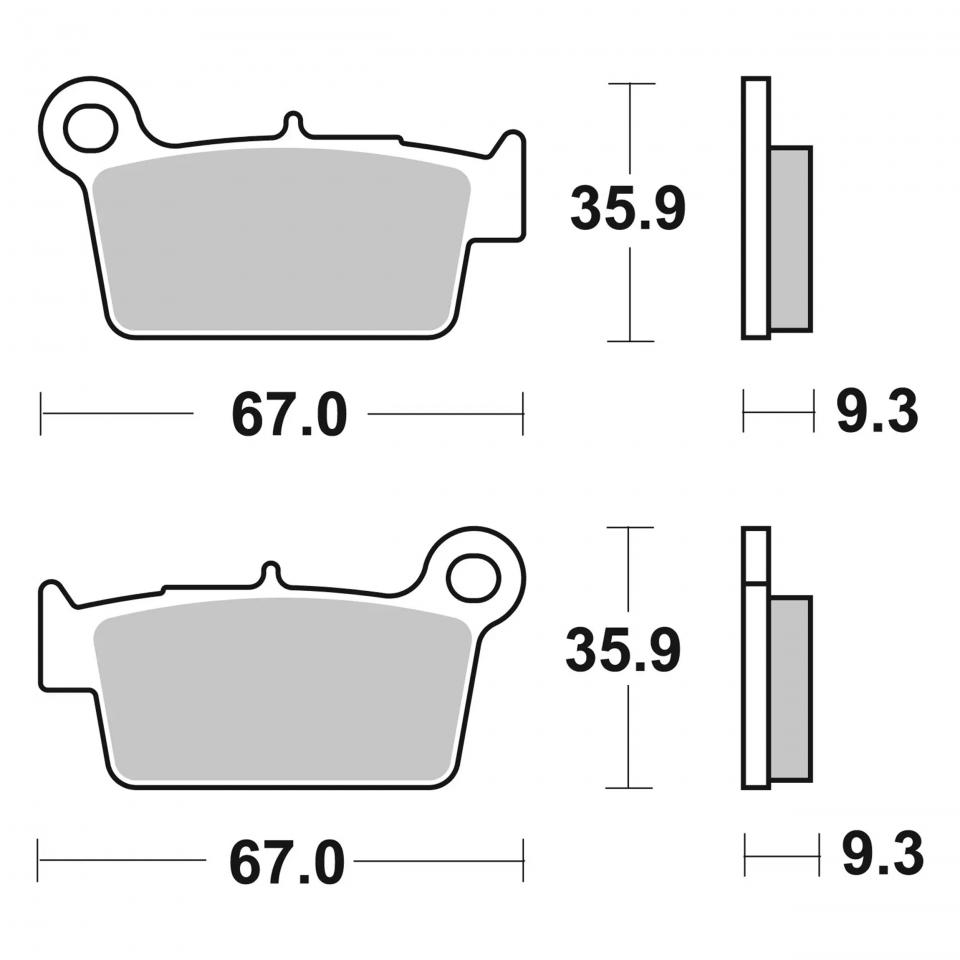 Plaquette de frein Brembo pour Auto Neuf