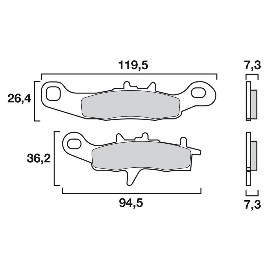 Plaquette de frein Brembo pour Auto Neuf