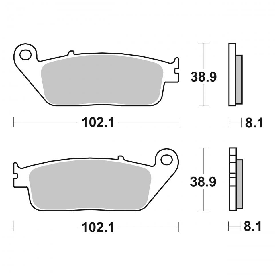Plaquette de frein Brembo pour Auto Neuf