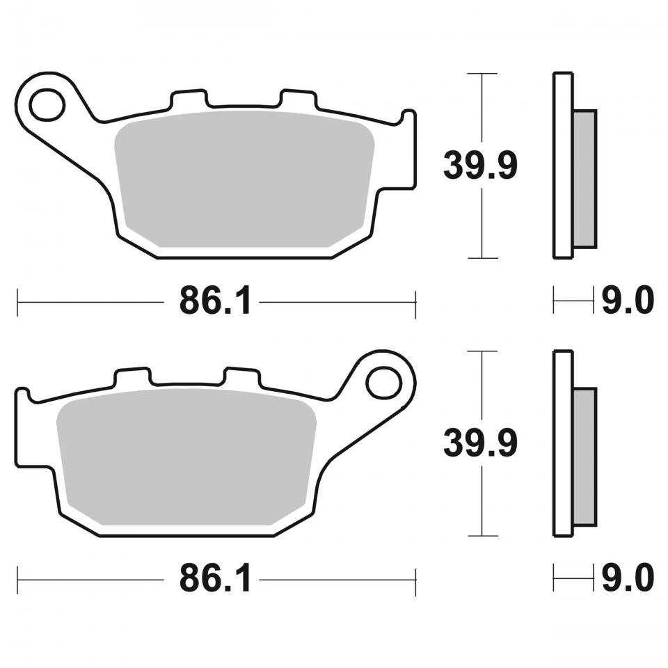 Plaquette de frein Brembo pour Auto Neuf