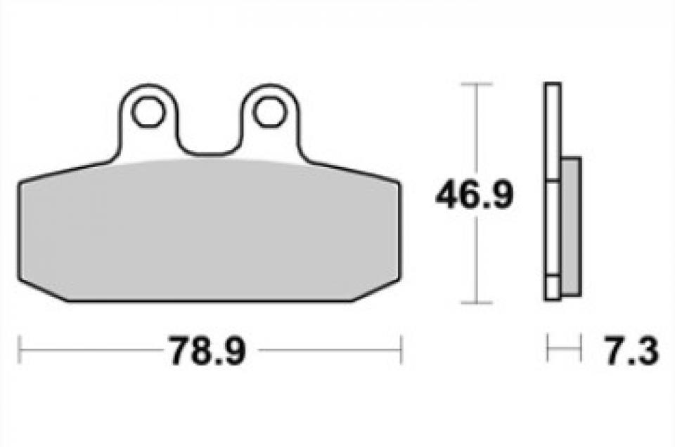 Plaquette de frein AP Racing pour moto Gilera 600 RC 1989-1993 LMP188ST Neuf