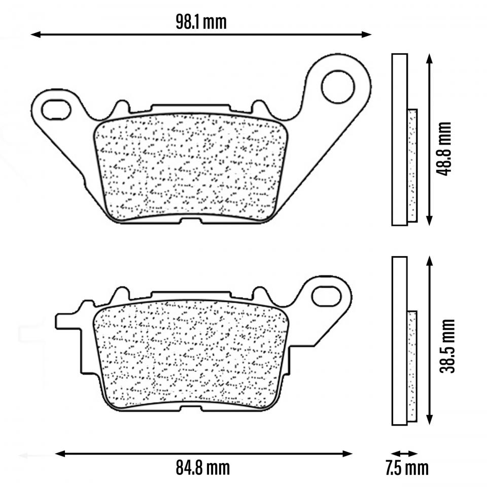 Plaquette de frein CL BRAKES pour Auto Neuf