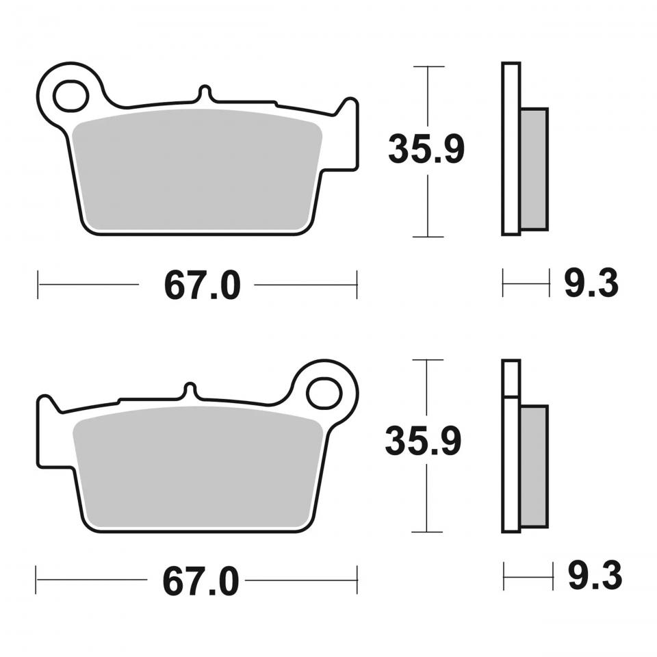 Plaquette de frein Brembo pour Auto Neuf